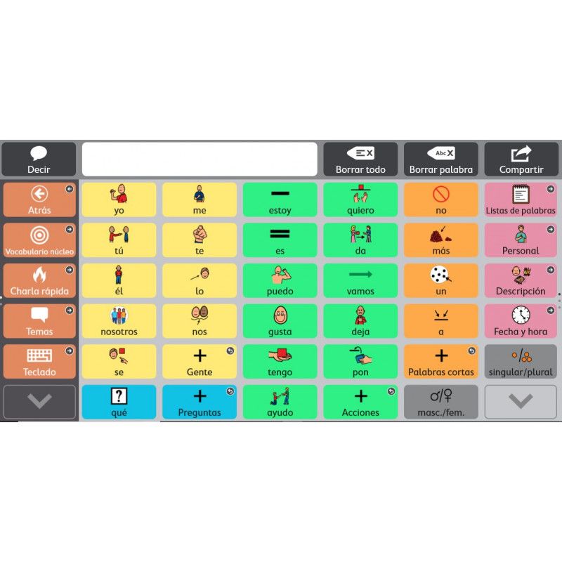 GENERICO - Licencia Software De Comunicación Aumentativa Alternativa - Td Snap