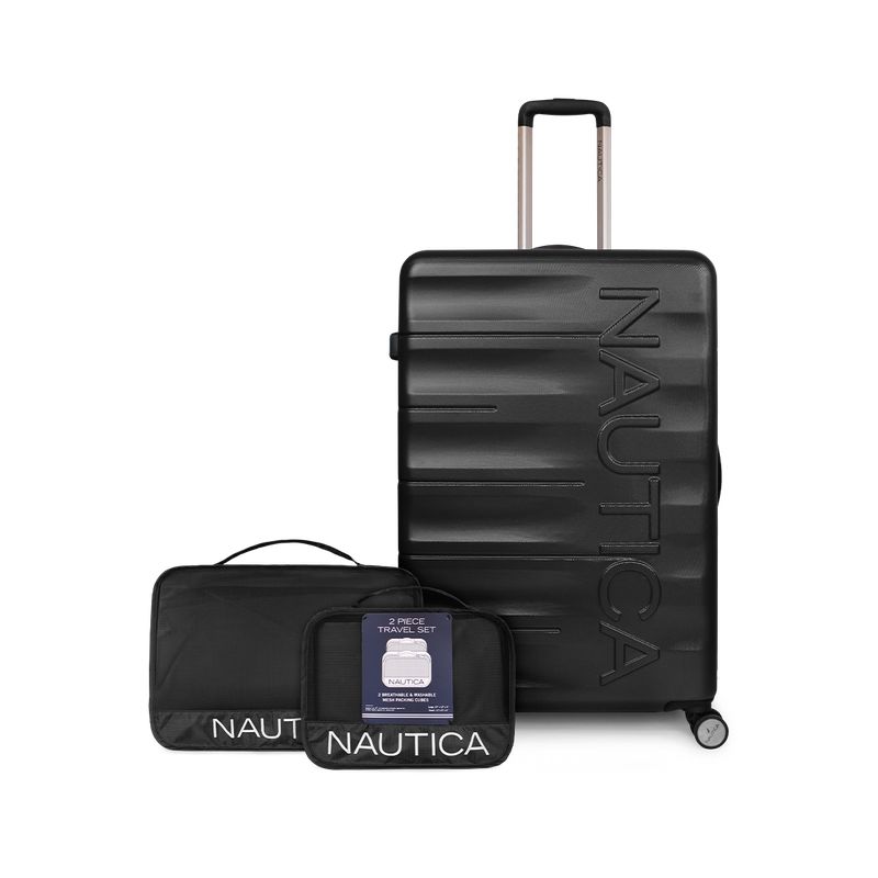 NAUTICA - Pack Maleta grande Ibiza 23kg negra + Organizador Nautica