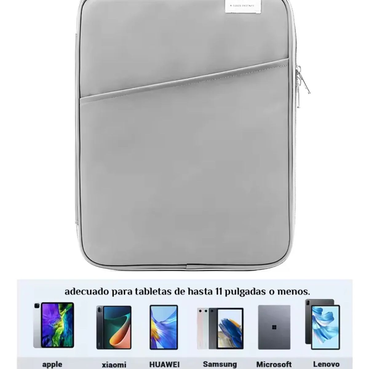 GENERICO - Funda para iPad/tablet 11 pulgadas Color Gris