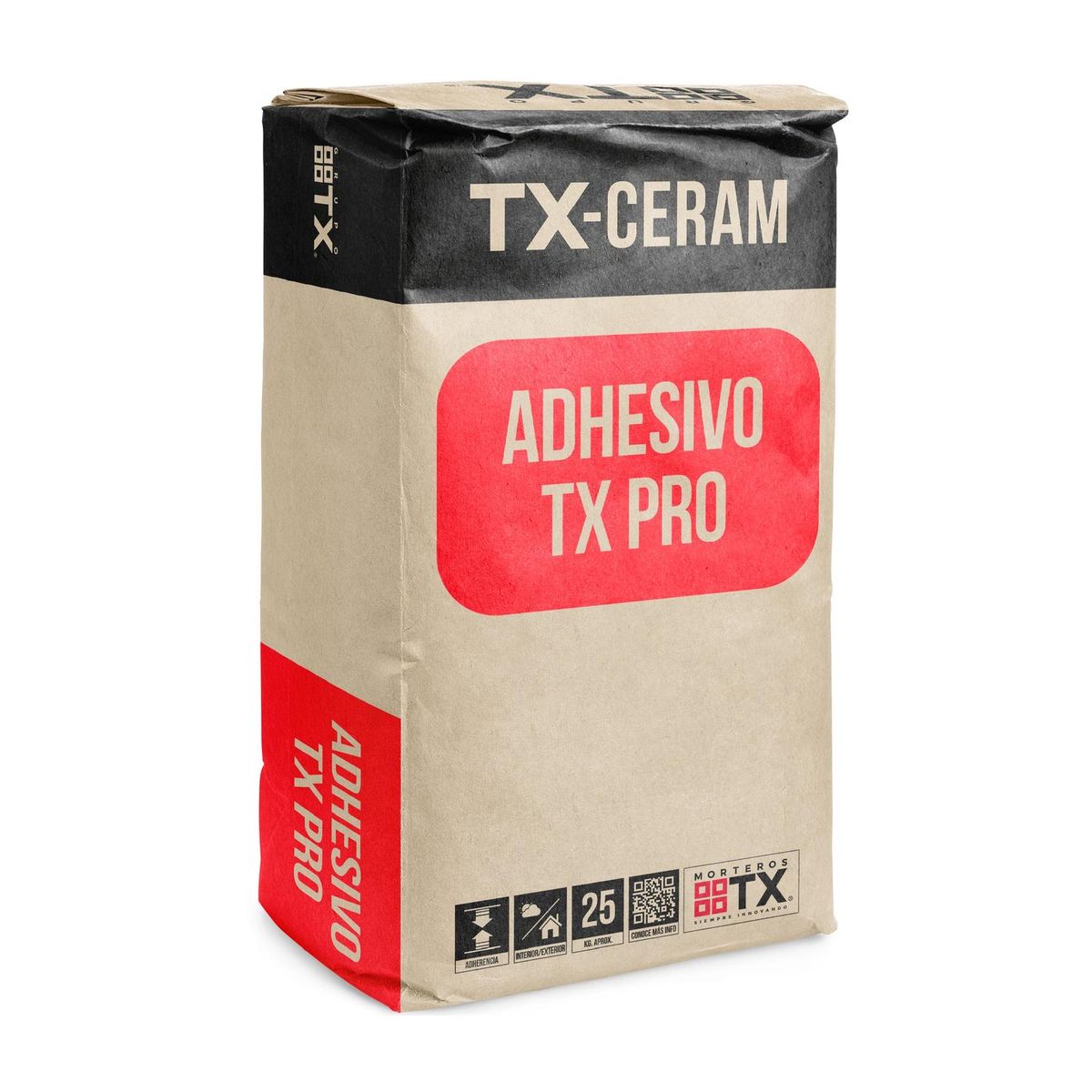 GENERICO - ADHESIVO TX PRO - Adhesivo cerámico, 25 Kg