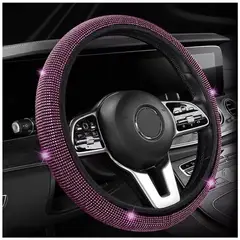 GENERICO - Funda Cubre Volantes Acsesorios Para Auto Diamante Redondo