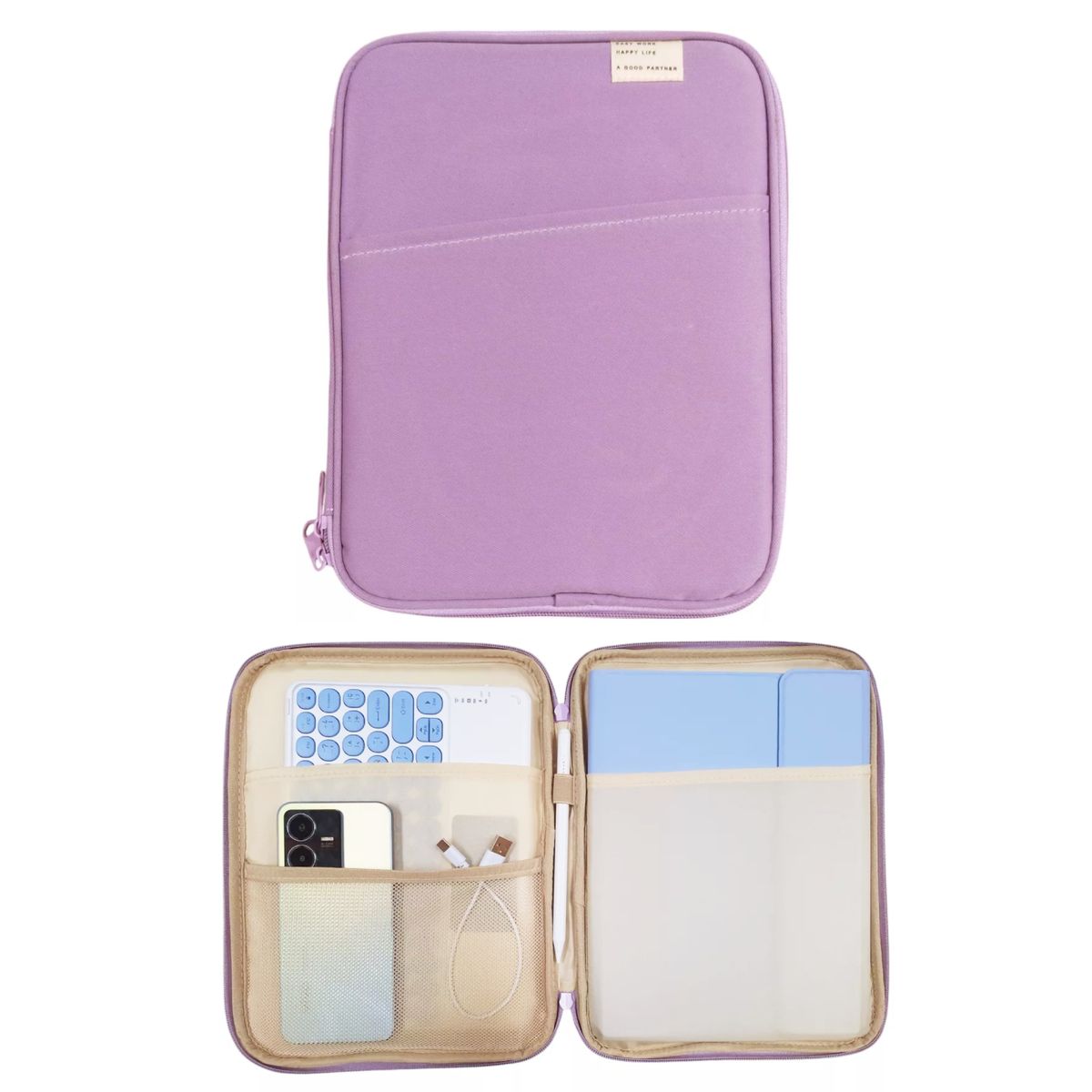 GENERICO - Funda para iPad/tablet 11 pulgadas Color Violeta
