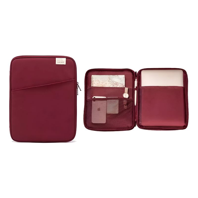GENERICO - Funda para iPad/tablet 11 pulgadas Color Burdeo