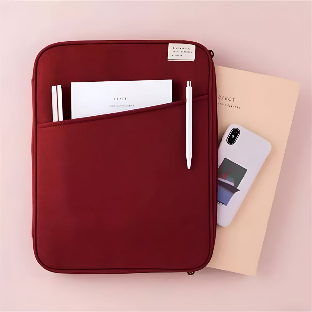GENERICO - Funda para iPad/tablet 11 pulgadas Color Burdeo