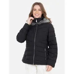 RIP CURL - Parka Flamex Negro Mujer - Negro