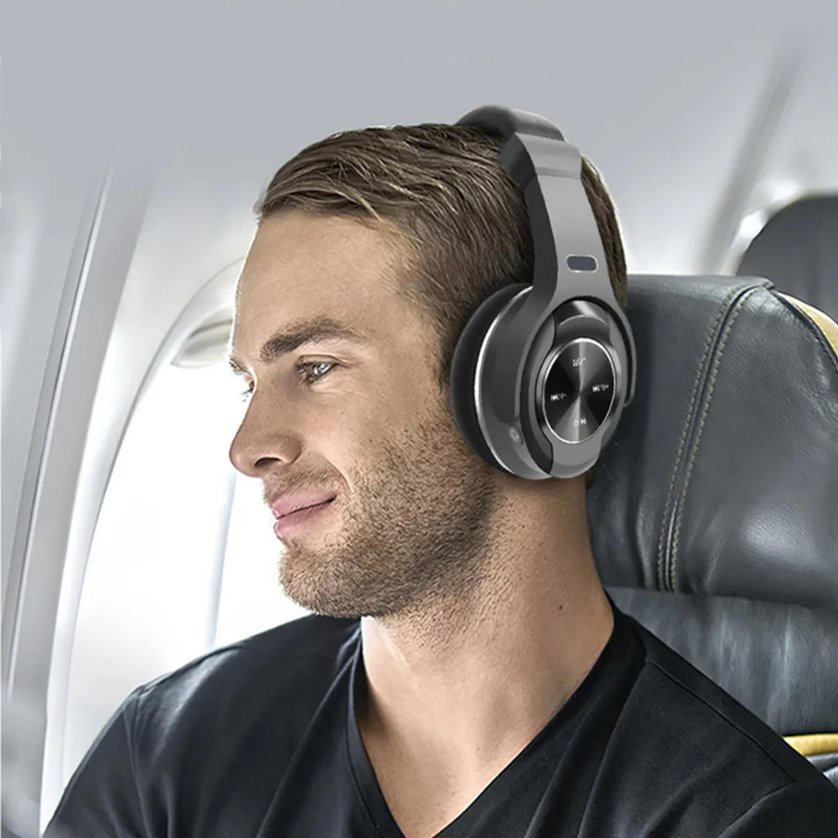 PUREPOWER - Audifonos Cancelacion Ruido Diadema Inalámbrico Bluetooth -QYS-V8