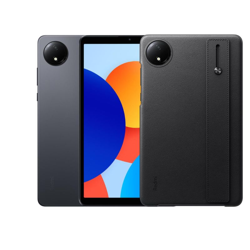 XIAOMI - Tablet Redmi Pad SE 8.7 Gris 4GB RAM 128GB ROM + COVER NEGRO