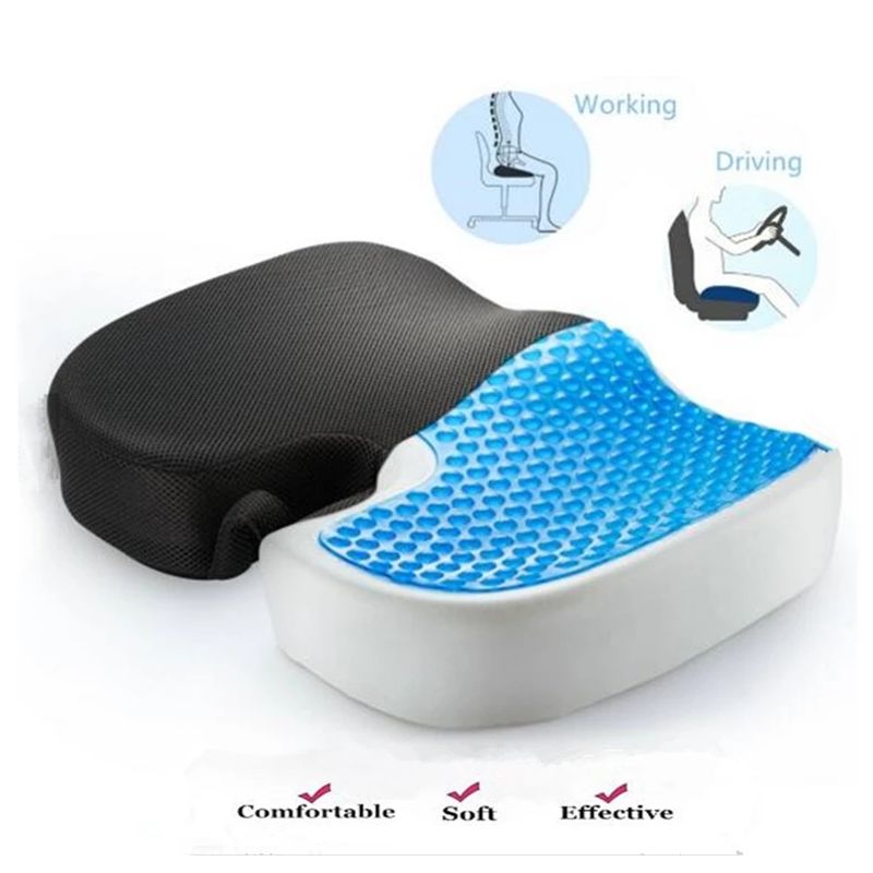 PUREPOWER - Cojín ortopédico de espuma y gel carro u oficina.