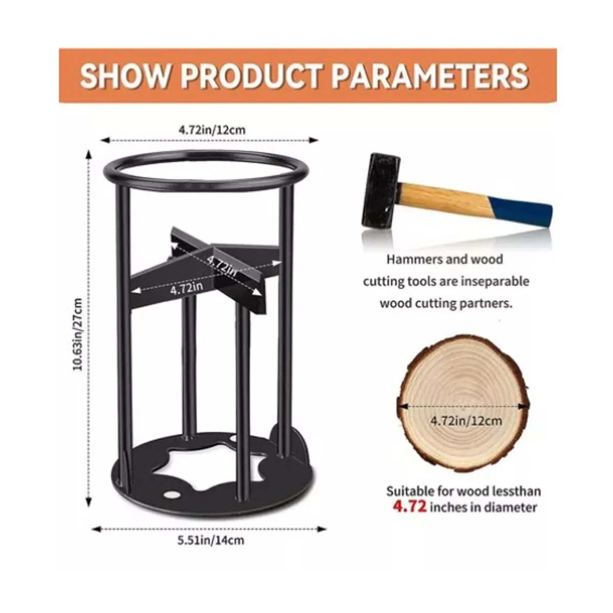 OFERTABKN - Cortador De Leña Manual Portátil Para Madera