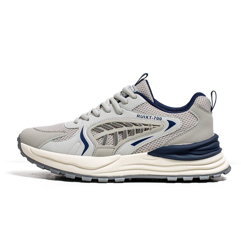 SHANDIAN - Zapatillas Outdoor Deportivos Hombre Gris