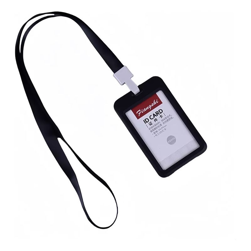 GENERICO - Porta Credenciales + Cinta Lanyard Carnet Pro