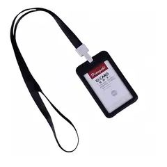GENERICO - Porta Credenciales + Cinta Lanyard Carnet Pro
