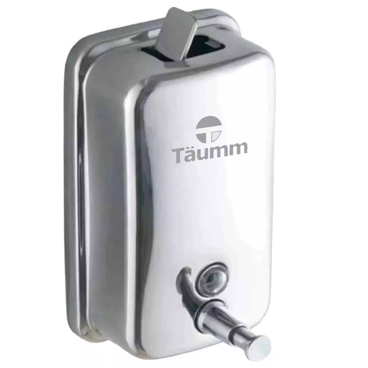 TAUMM - Dispensador Jabon Muro Acero Inoxidable 800 Ml Cromado Taumm