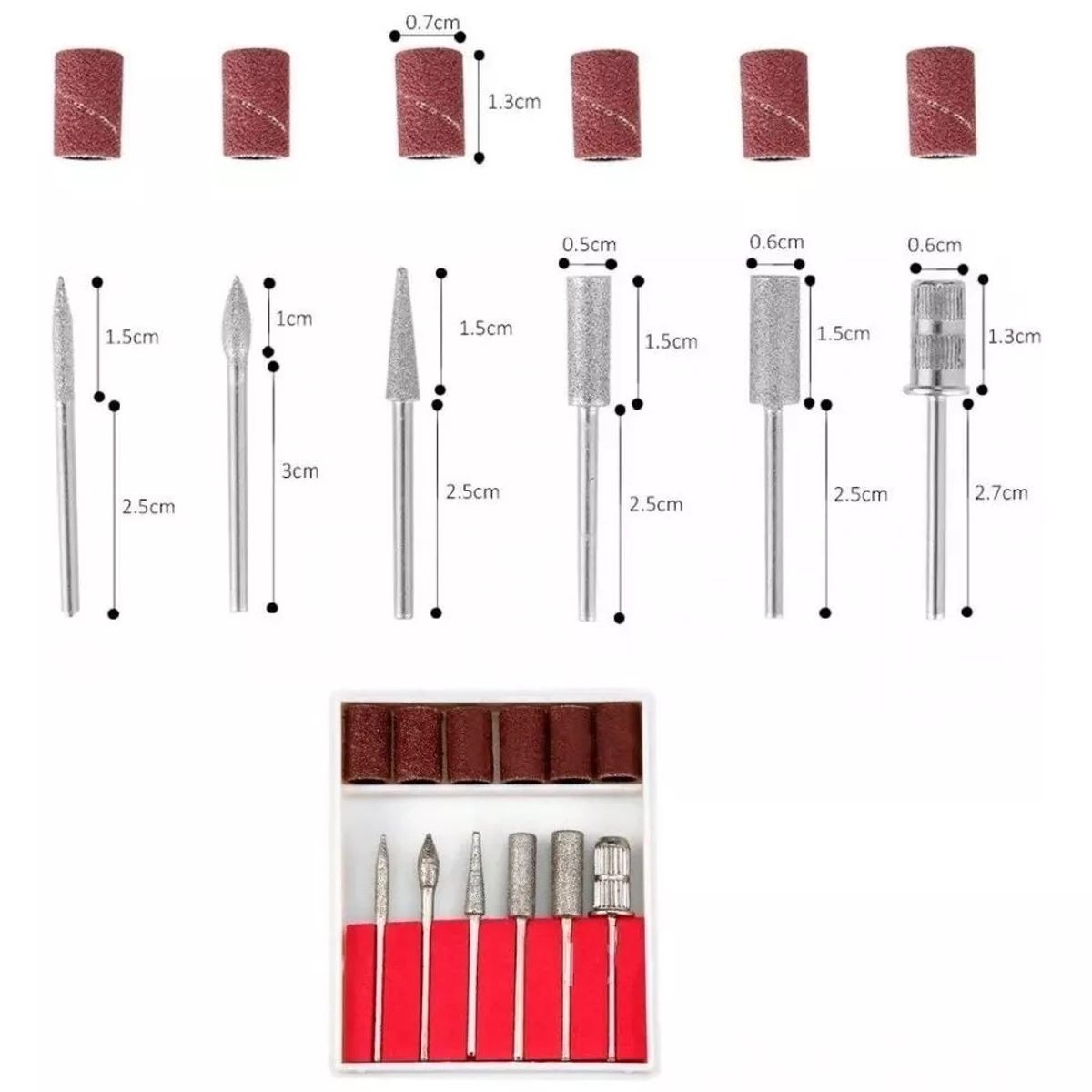 PUREPOWER - Pulidor Esmeril De Uñas Profesional 35000 Rpm-Blanco.-