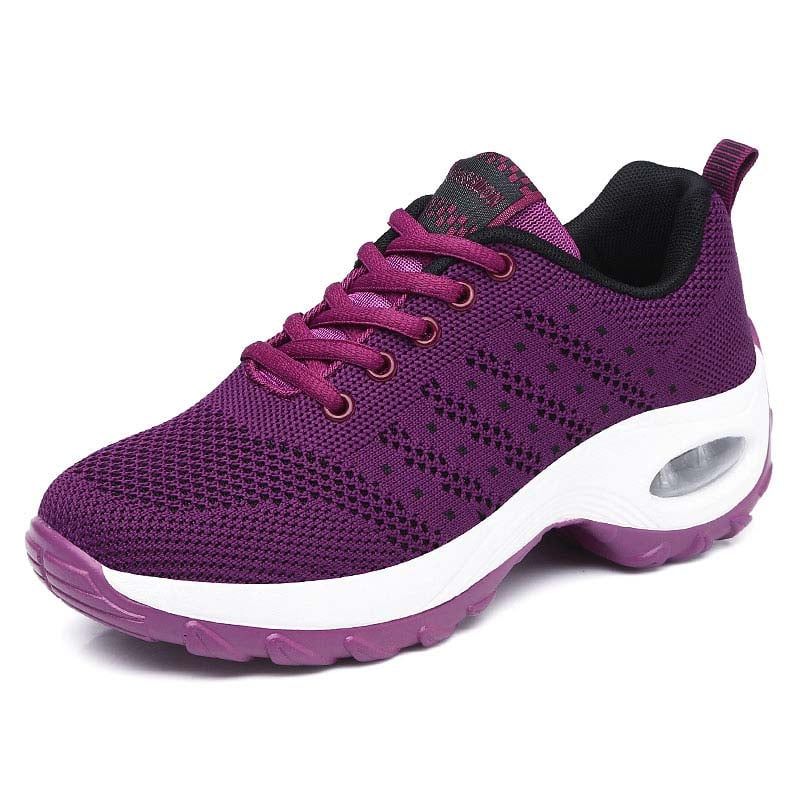 SHANDIAN - Zapatillas Plataforma Aire Mujer Negro