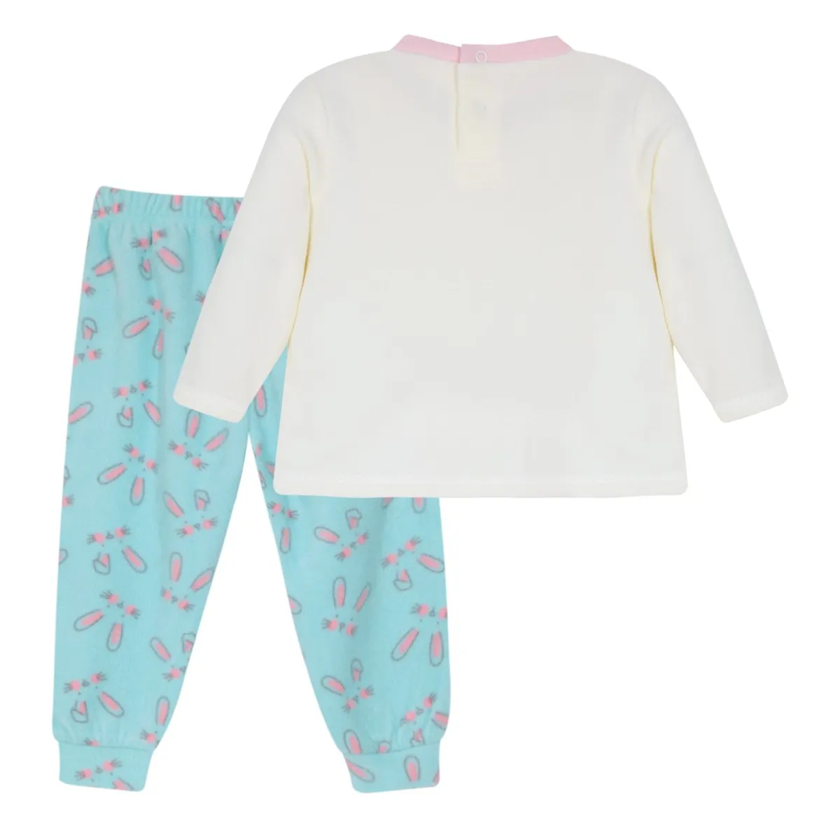 H2O WEAR - Beba Pijama Cute Bunny  2 PZ H2O Wear Crema