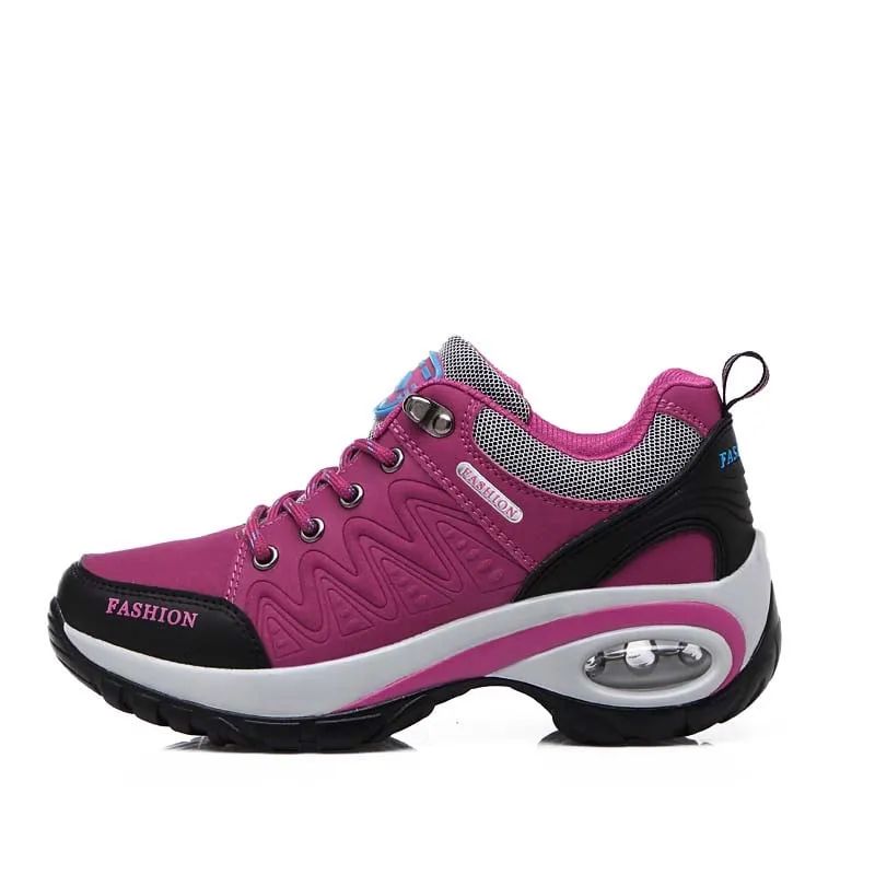 SHANDIAN - Zapatillas Plataforma Aire Mujer Violeta