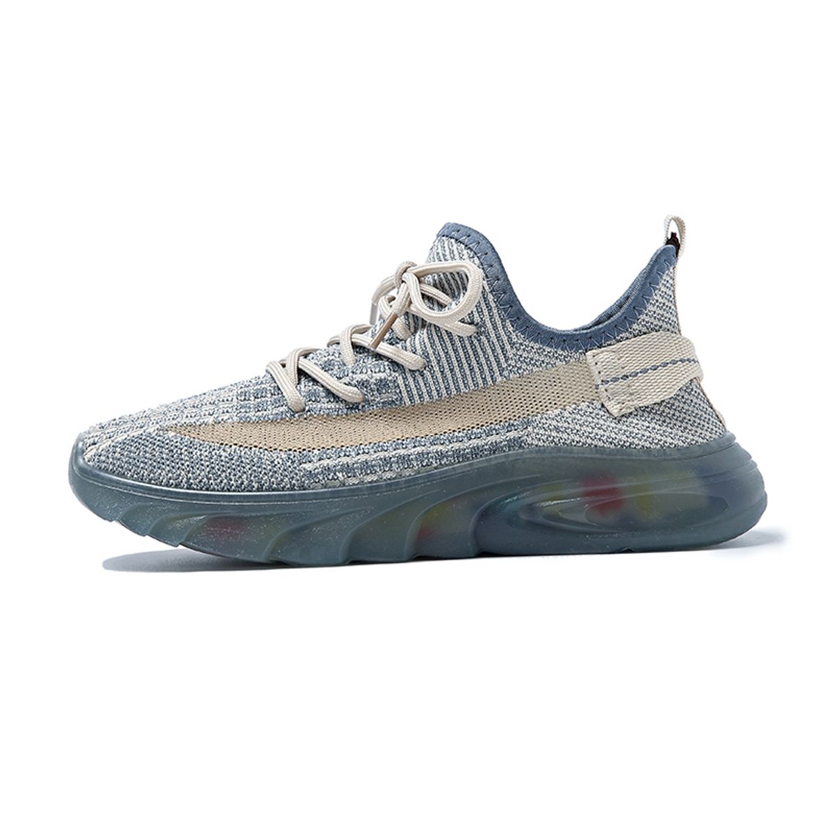 SHANDIAN - Zapatillas Plataforma Mujer Azul