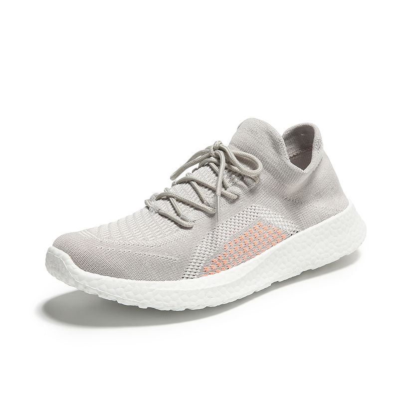 SHANDIAN - Zapatillas Plataforma Mujer Beige
