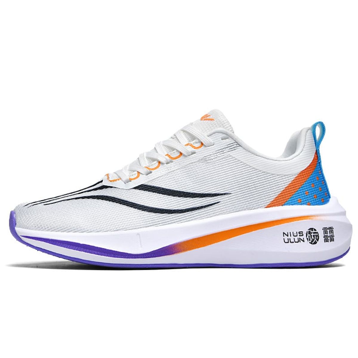 SHANDIAN - Zapatillas Running Hombre Blanco