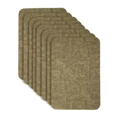 GENERICO - MANTEL INDIVIDUAL DE PU 30x45CM, 12 PIEZAS