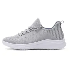 SHANDIAN - Zapatillas Running Hombre Gris