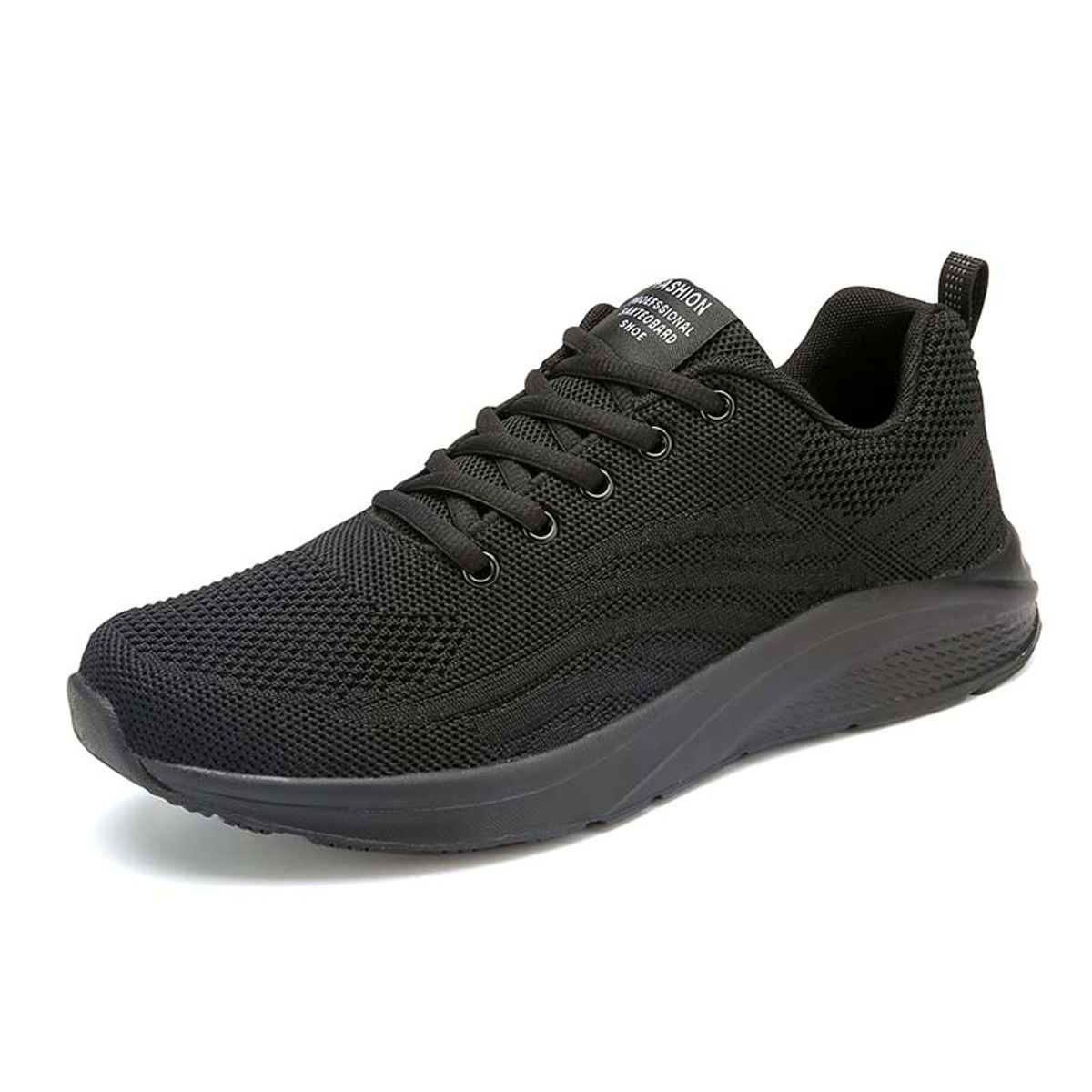 SHANDIAN - Zapatillas Running Hombre Negro