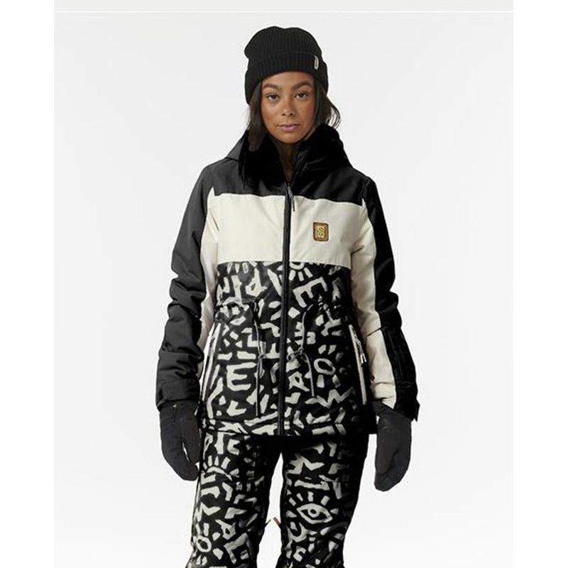 RIP CURL - Parka Snow Tidalr Negro Mujer Rip Curl - Negro