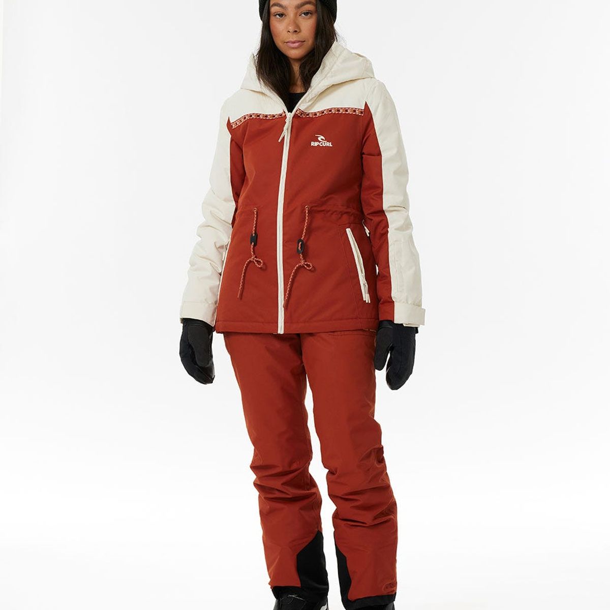 RIP CURL - Parka Snow Fijirider Rojo Mujer Rip Curl - Rojo