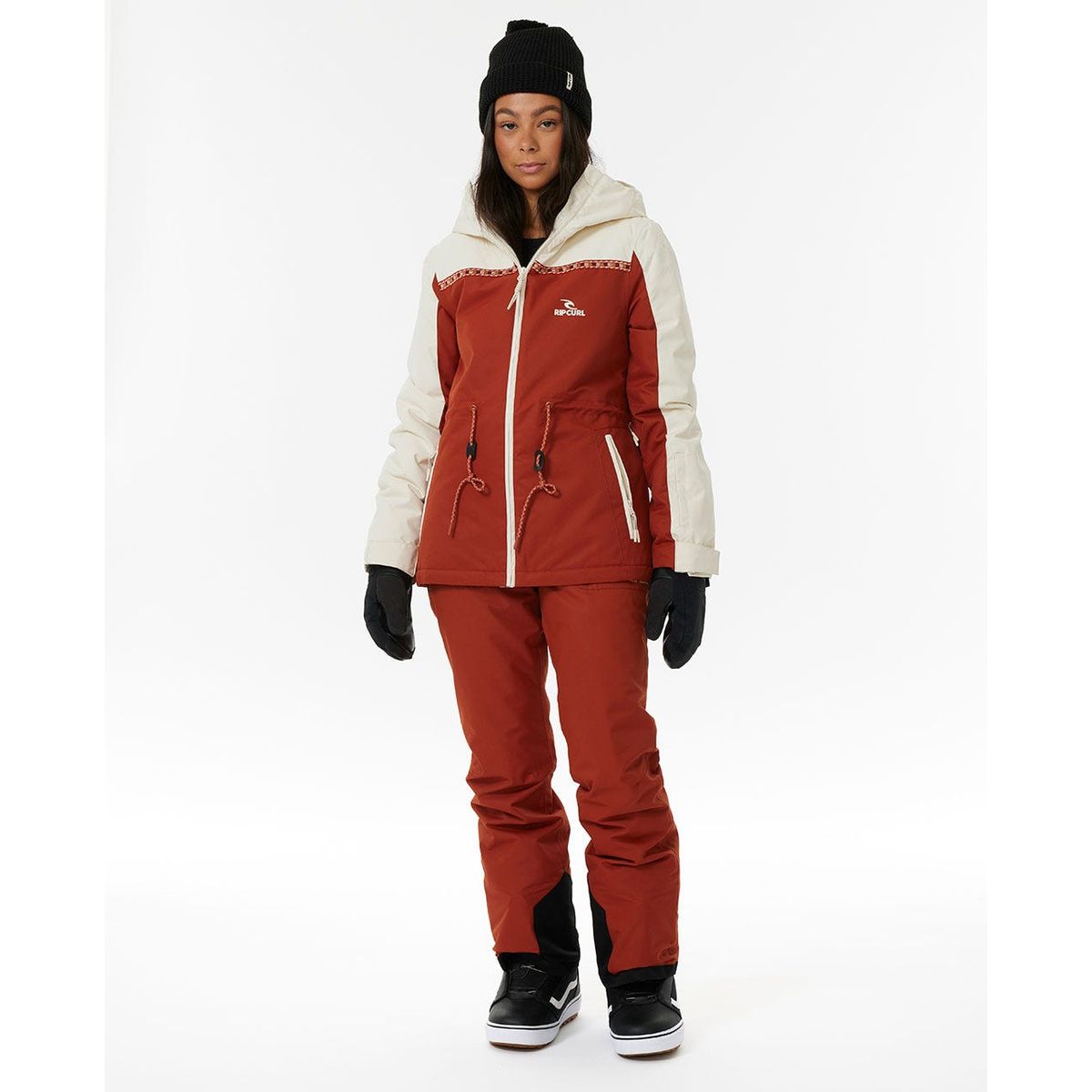 RIP CURL - Parka Snow Fijirider Rojo Mujer Rip Curl - Rojo