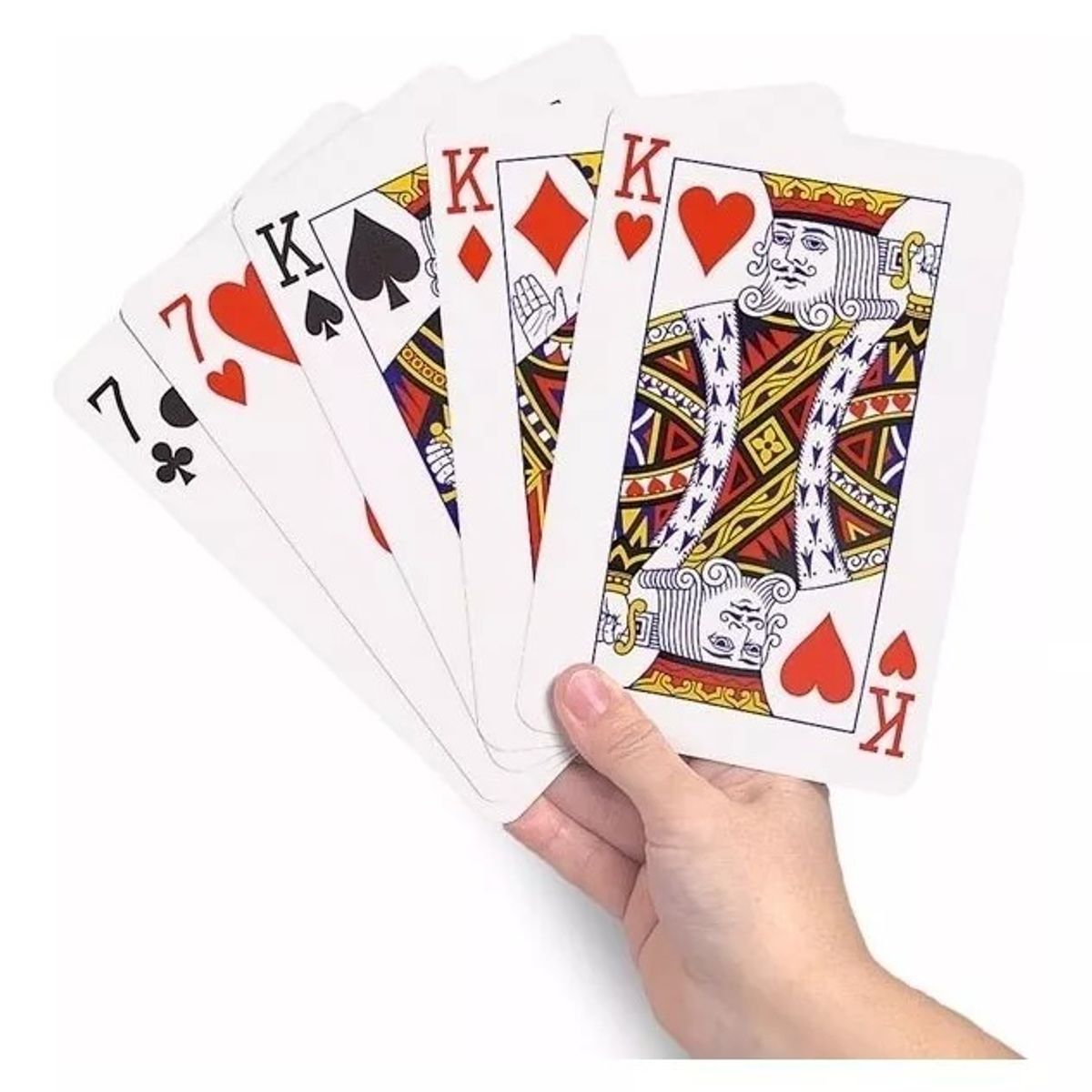 GENERICO - Mazo De Cartas Inglés Tamaño Grande 10x16cm