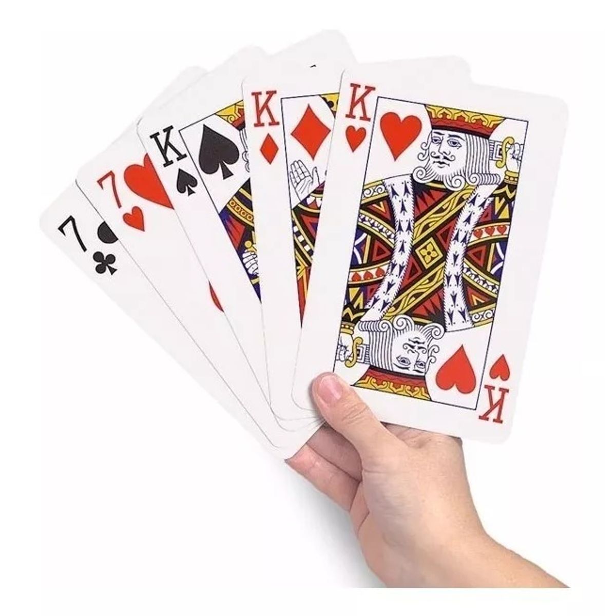 GENERICO - Mazo De Cartas Inglés Tamaño Grande 10x16cm