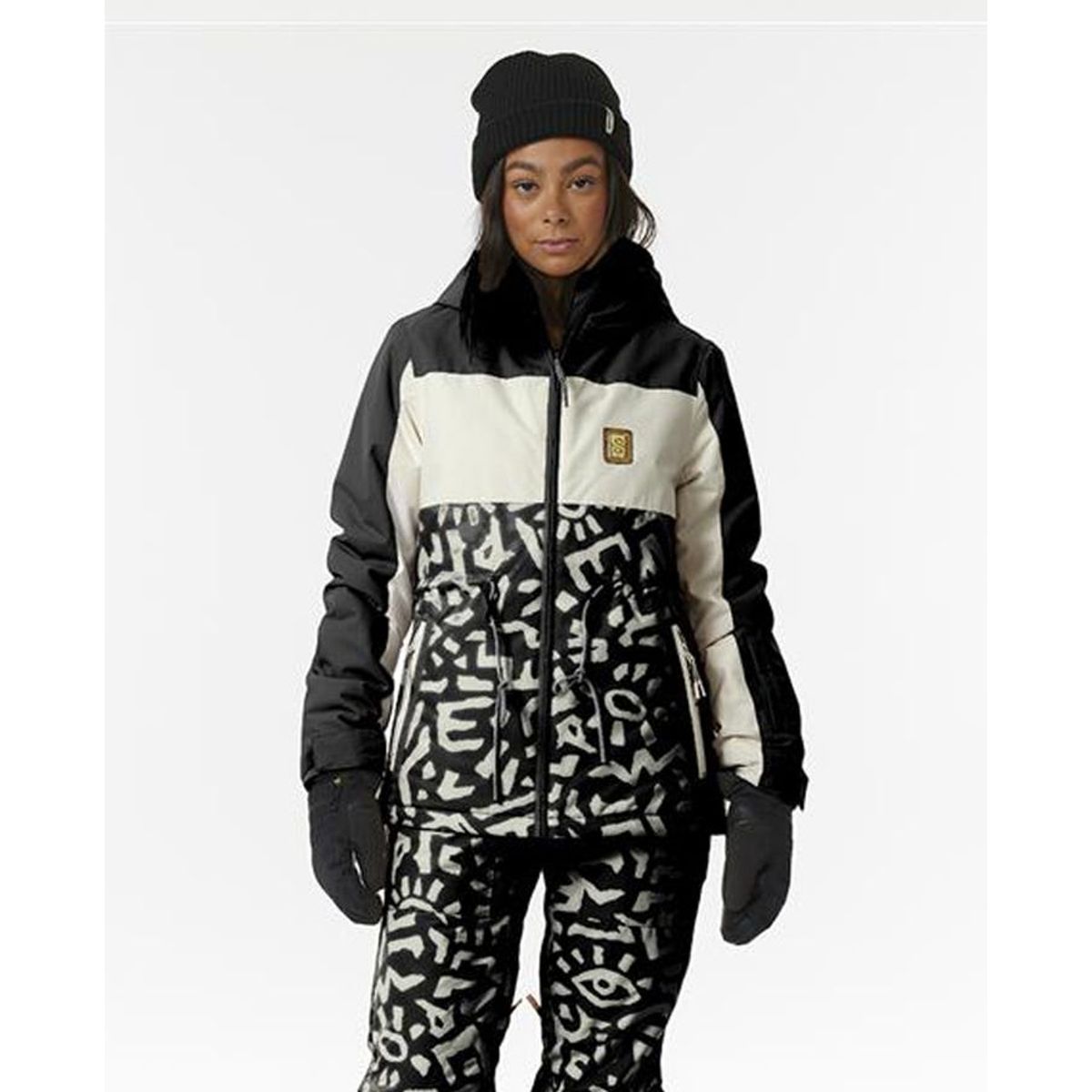 RIP CURL - Parka Snow Tidalr Negro Mujer Rip Curl - Negro