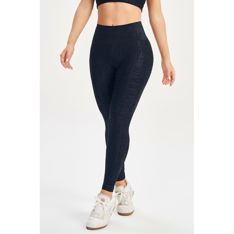 LETSGYM - CALZA DEPORTIVA VELVET NAME LETSGYM