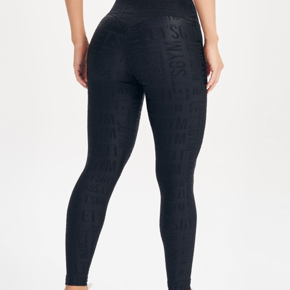 LETSGYM - CALZA DEPORTIVA VELVET NAME LETSGYM