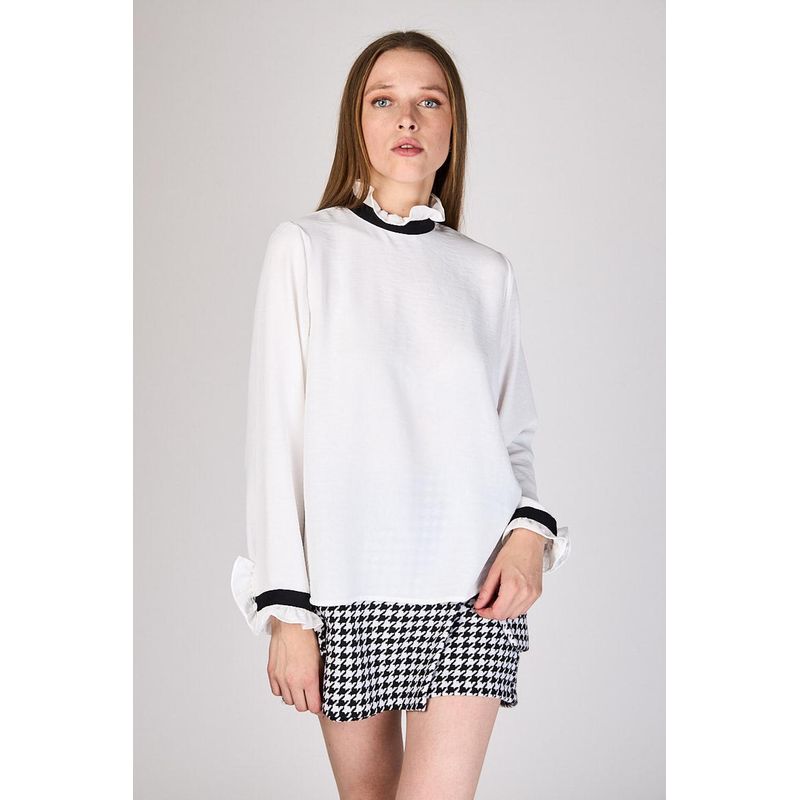ECLIPSE - Blusa Elegante Sofía Crudo Eclipse