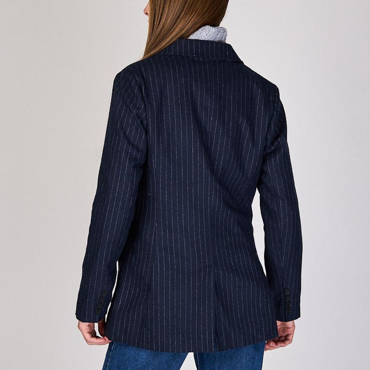 ECLIPSE - Blazer Listado Mia Azul Marino Eclipse