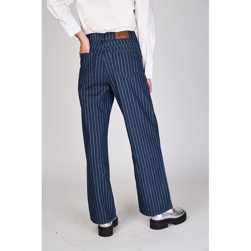 ECLIPSE - Jeans Líneas Wide Leg Florencia Eclipse