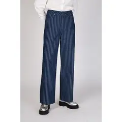 ECLIPSE - Jeans Líneas Wide Leg Florencia
