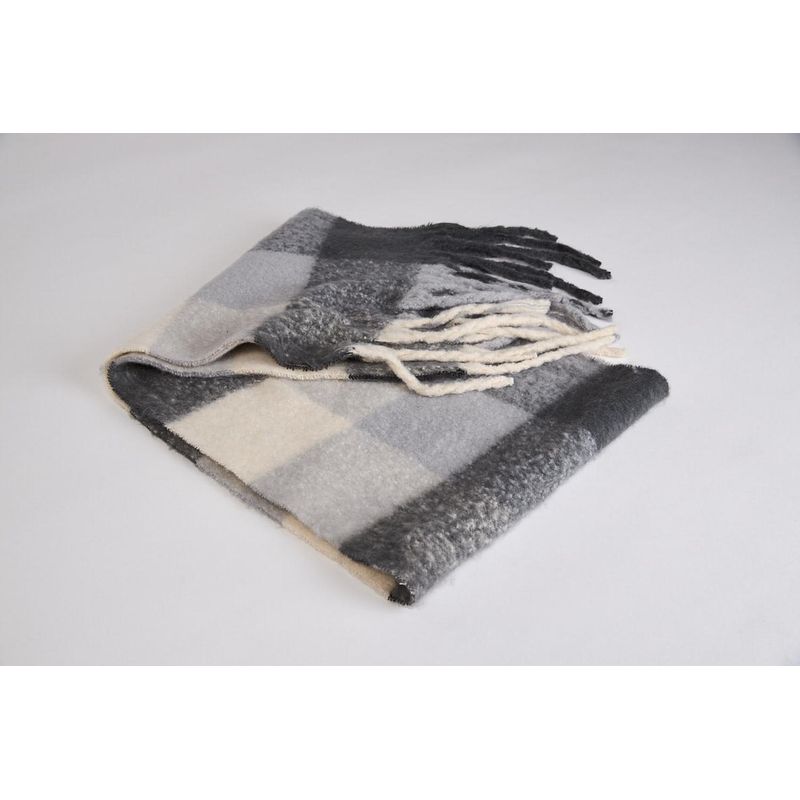 ECLIPSE - Bufanda Grande Josefa Gris Eclipse