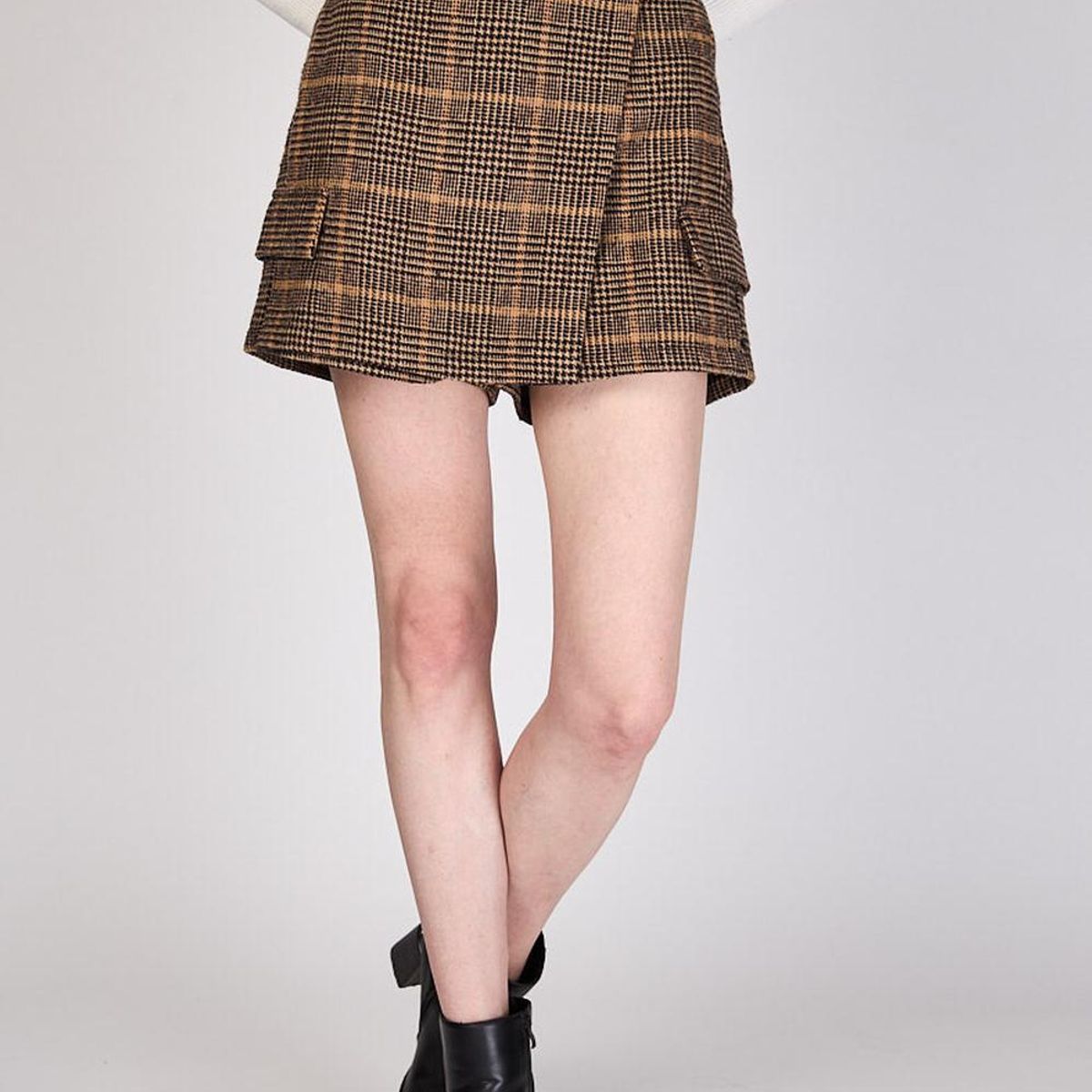 ECLIPSE - Falda Short Gina Café Eclipse