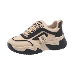 SHANDIAN - Zapatillas Plataforma Mujer Negro