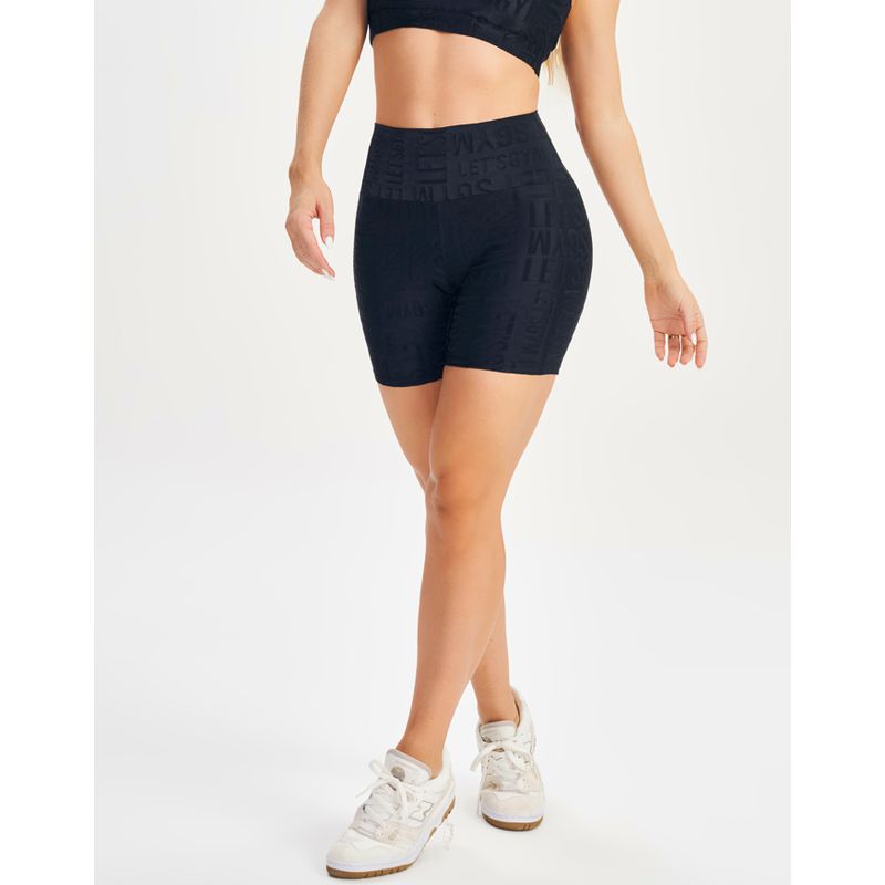 LETSGYM - SHORT DEPORTIVO VELVET NAME LETSGYM