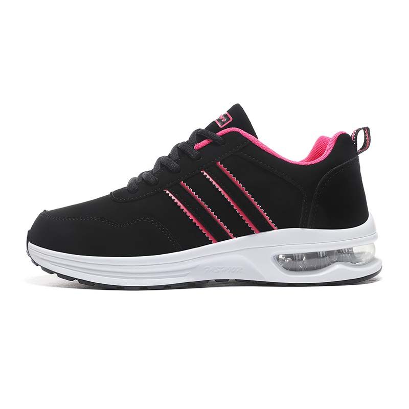 SHANDIAN - Zapatillas Plataforma Aire Mujer Rojo.