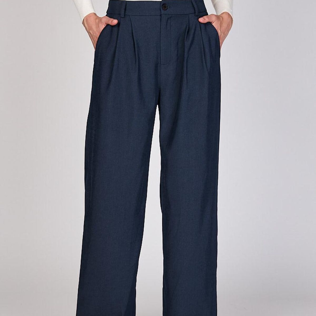 ECLIPSE - Pantalón Ancho con Pinzas Elena Eclipse