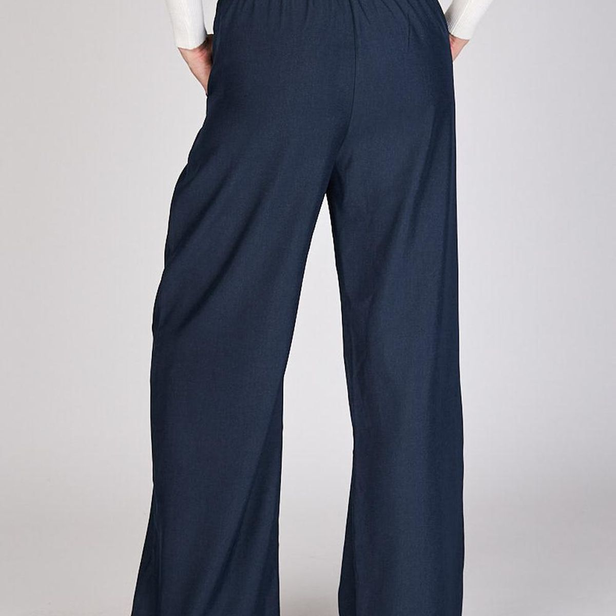 ECLIPSE - Pantalón Ancho con Pinzas Elena Eclipse