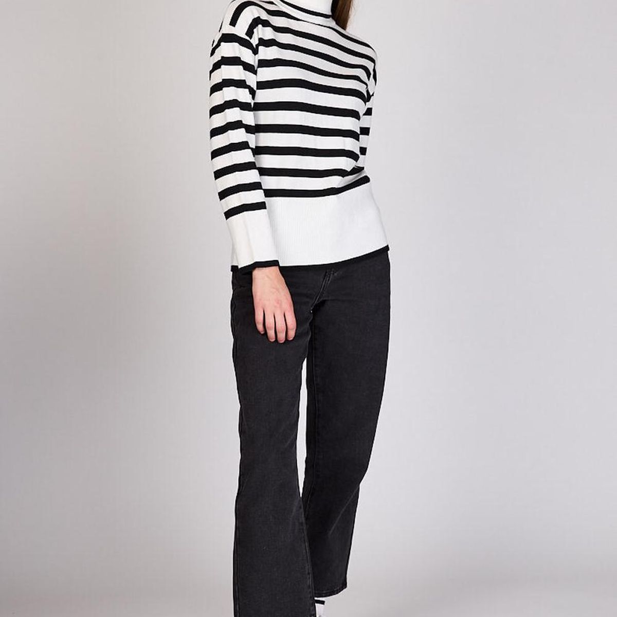 ECLIPSE - Sweater Rayas Cuello Alto Francesca Eclipse