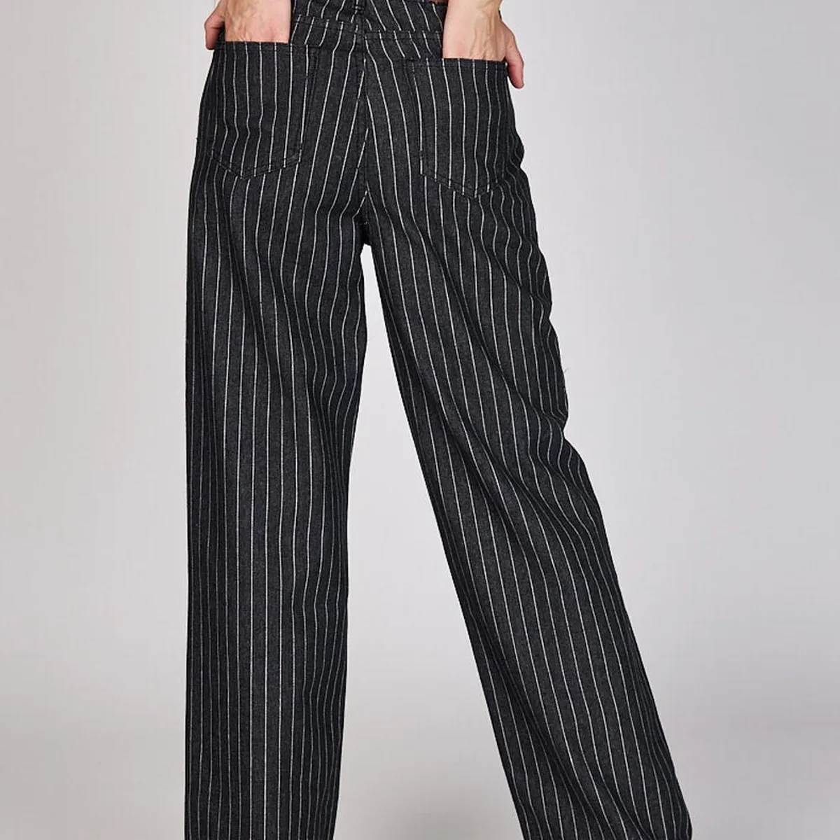 ECLIPSE - Jeans Líneas Wide Leg Florencia Eclipse