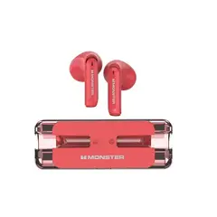 MONSTER - Audífonos Gamer inalámbricos XKT08 - Rojo