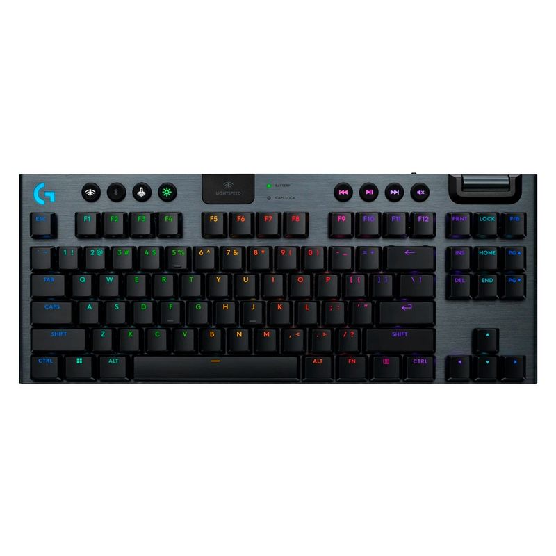 LOGITECH - Teclado Gamer Logitech G915 X TKL Lightspeed Negro